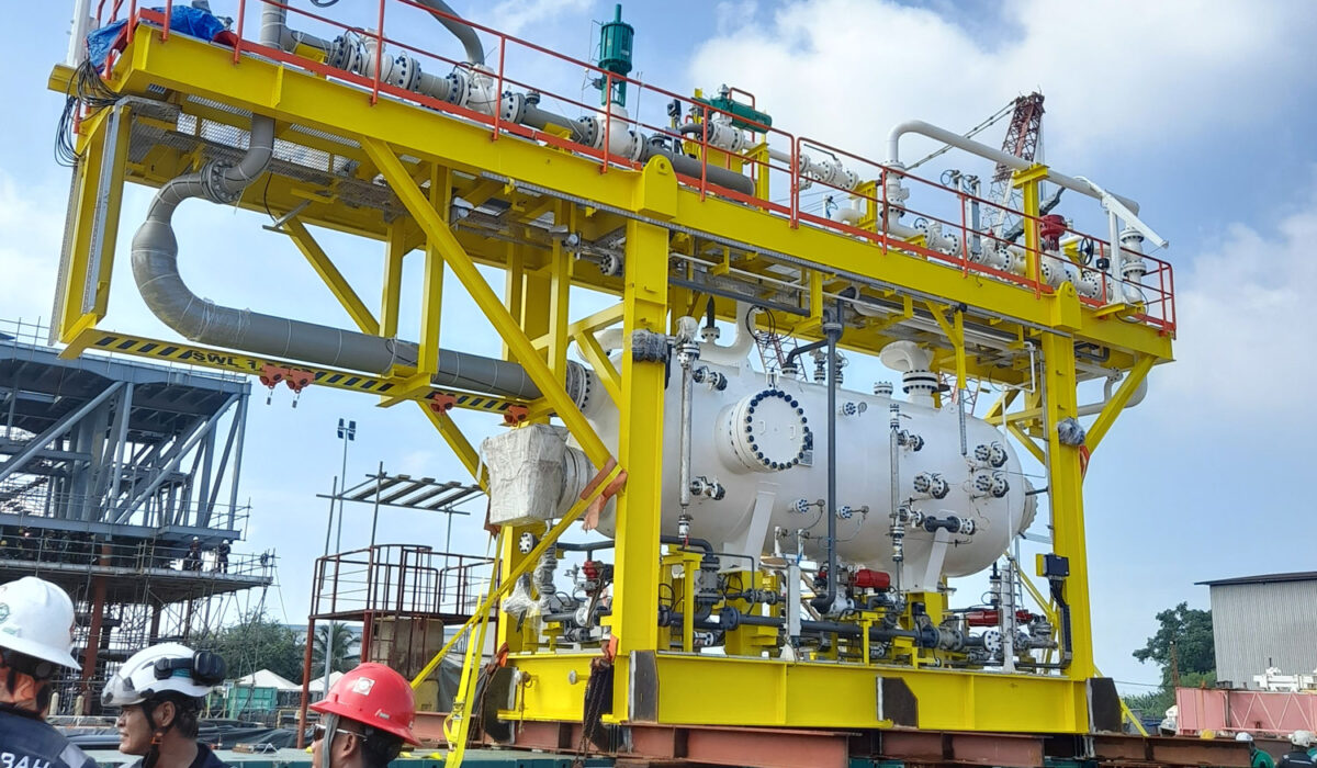 duyong platform, gansar modules, marine masters, transport, installation, offshore energy, wind farm, oil & gas