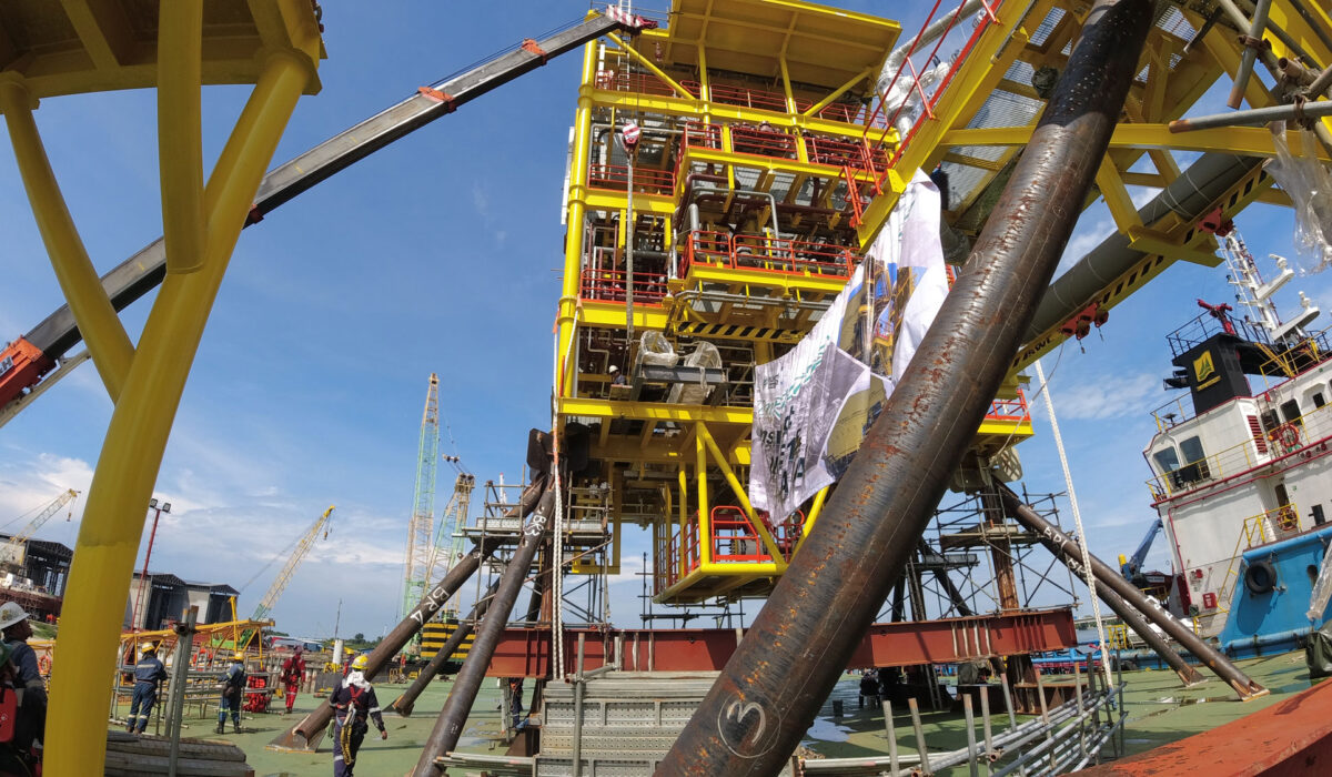 duyong platform, gansar modules, marine masters, transport, installation, offshore energy, wind farm, oil & gas