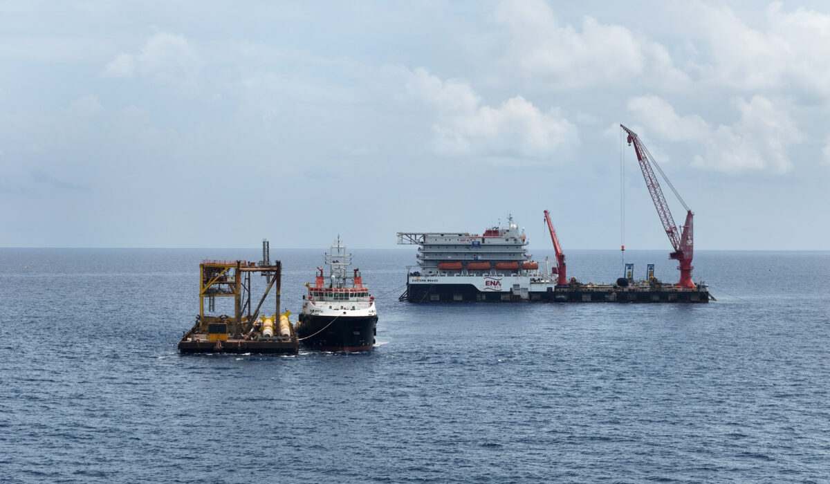 south angsi alpha, kuala lumpur, malaysia offshore, marine masters, decommissioning